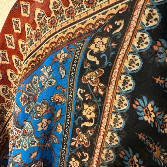 Zara print blouse with paisley - Picture 4 of 11